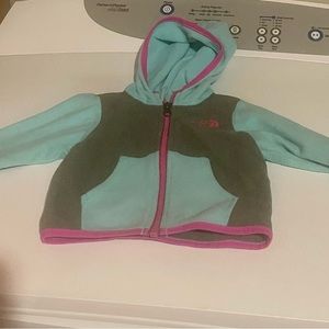 Baby girl North Face fleece